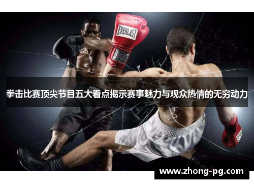 拳击比赛顶尖节目五大看点揭示赛事魅力与观众热情的无穷动力